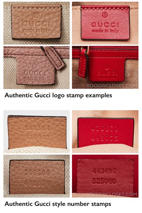 stamping gucci|gucci label image.